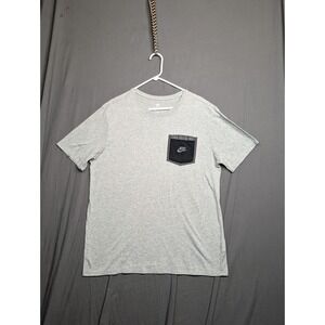 Nike Grey Short Sleeve T Shirt With Pocket Men's XLarge